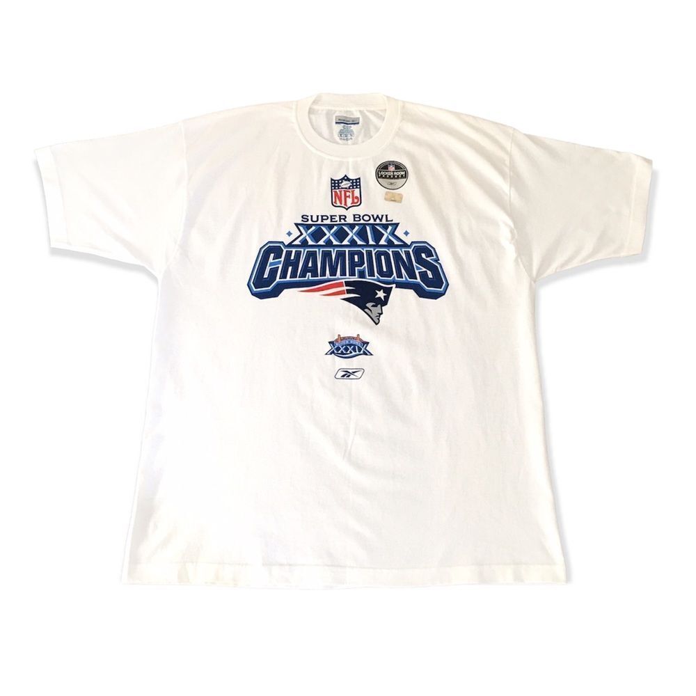 🆕New England Patriots NFL Short Sleeve White Tee Shirt